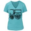 Women's Premium Deep V-Neck T-Shirt Thumbnail