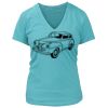 Women's Premium Deep V-Neck T-Shirt Thumbnail