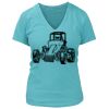 Women's Premium Deep V-Neck T-Shirt Thumbnail