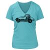 Women's Premium Deep V-Neck T-Shirt Thumbnail