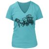 Women's Premium Deep V-Neck T-Shirt Thumbnail