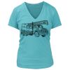 Women's Premium Deep V-Neck T-Shirt Thumbnail