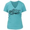 Women's Premium Deep V-Neck T-Shirt Thumbnail
