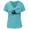 Women's Premium Deep V-Neck T-Shirt Thumbnail