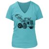 Women's Premium Deep V-Neck T-Shirt Thumbnail