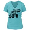 Women's Premium Deep V-Neck T-Shirt Thumbnail