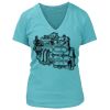 Women's Premium Deep V-Neck T-Shirt Thumbnail