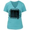 Women's Premium Deep V-Neck T-Shirt Thumbnail