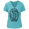 Women's Premium Deep V-Neck T-Shirt Thumbnail