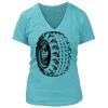 Women's Premium Deep V-Neck T-Shirt Thumbnail