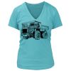 Women's Premium Deep V-Neck T-Shirt Thumbnail
