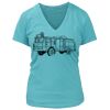 Women's Premium Deep V-Neck T-Shirt Thumbnail