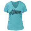 Women's Premium Deep V-Neck T-Shirt Thumbnail