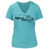 Women's Premium Deep V-Neck T-Shirt Thumbnail