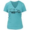 Women's Premium Deep V-Neck T-Shirt Thumbnail