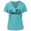 Women's Premium Deep V-Neck T-Shirt Thumbnail