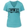 Women's Premium Deep V-Neck T-Shirt Thumbnail