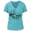Women's Premium Deep V-Neck T-Shirt Thumbnail