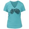 Women's Premium Deep V-Neck T-Shirt Thumbnail
