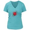 Women's Premium Deep V-Neck T-Shirt Thumbnail
