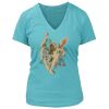 Women's Premium Deep V-Neck T-Shirt Thumbnail