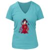 Women's Premium Deep V-Neck T-Shirt Thumbnail