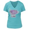Women's Premium Deep V-Neck T-Shirt Thumbnail
