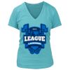 Women's Premium Deep V-Neck T-Shirt Thumbnail