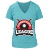 Women's Premium Deep V-Neck T-Shirt Thumbnail