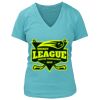 Women's Premium Deep V-Neck T-Shirt Thumbnail