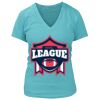 Women's Premium Deep V-Neck T-Shirt Thumbnail