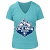 Women's Premium Deep V-Neck T-Shirt Thumbnail