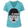 Women's Premium Deep V-Neck T-Shirt Thumbnail