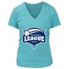 Women's Premium Deep V-Neck T-Shirt Thumbnail