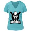 Women's Premium Deep V-Neck T-Shirt Thumbnail