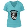 Women's Premium Deep V-Neck T-Shirt Thumbnail