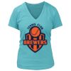 Women's Premium Deep V-Neck T-Shirt Thumbnail