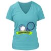 Women's Premium Deep V-Neck T-Shirt Thumbnail