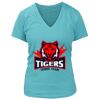 Women's Premium Deep V-Neck T-Shirt Thumbnail