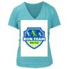 Women's Premium Deep V-Neck T-Shirt Thumbnail