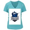 Women's Premium Deep V-Neck T-Shirt Thumbnail