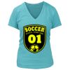 Women's Premium Deep V-Neck T-Shirt Thumbnail