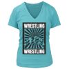Women's Premium Deep V-Neck T-Shirt Thumbnail