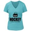 Women's Premium Deep V-Neck T-Shirt Thumbnail