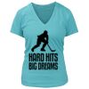 Women's Premium Deep V-Neck T-Shirt Thumbnail