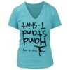 Women's Premium Deep V-Neck T-Shirt Thumbnail