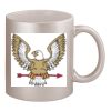 11oz Metallic Silver Mug Thumbnail
