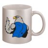 11oz Metallic Silver Mug Thumbnail