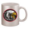 11oz Metallic Silver Mug Thumbnail