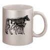 11oz Metallic Silver Mug Thumbnail